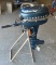 Chris-Craft Commander Outboard Motor on stand
