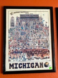 Vintage 1983 John Holladay Michigan Poster