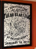 Signed 5th Annual Pie Eyed Petey’s Polar Bear Club - January 18, 2014 - 27”x39”