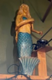 Mermaid statue  66” tall