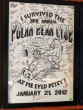 Signed 3rd Annual Pie Eyed Petey’s Polar Bear Club - January 21, 2012 - 27”x39”
