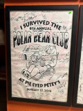 Signed 6th Annual Pie Eyed Petey’s Polar Bear Club - January 17, 2015 - 27”x39”