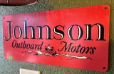 Johnson Outboard Motor Sign 20”x9”