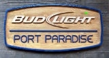 Anheuser-Busch Bud Light - Port Paradise Sign 30”x14.5”