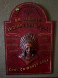 Dr. Morses Indian Root Pills Wood Sign 16”x24”