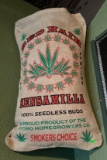 Red Hair Sensamilla Smokers Choice Burlap Bag
