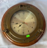 Ship’s Time quartz porthole clock 13.5”