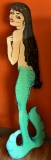Double sided Wooden Mermaid 90”