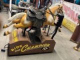 A Bally Mechanical Horse Ride. Ride The Champion 69. Working