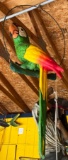 Hanging Parrot on Perch, bird 36”