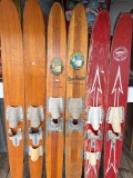 (3) Pair of Skis. Cypress Garden (Alfredo Mendoza), Surfwood industries Winamac Indiana