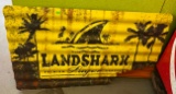 Landshark Metal Sign 35.5”x32”