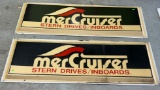 (2) MerCruiser Stern Drives/Inboards insert for lighted sign 73”x24”