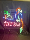 Tiki Bar Neon light, works , 20 1/2” x 26”
