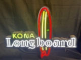 Kona Longboard Neon sign, works, 29 1/2” x 22 1/2”