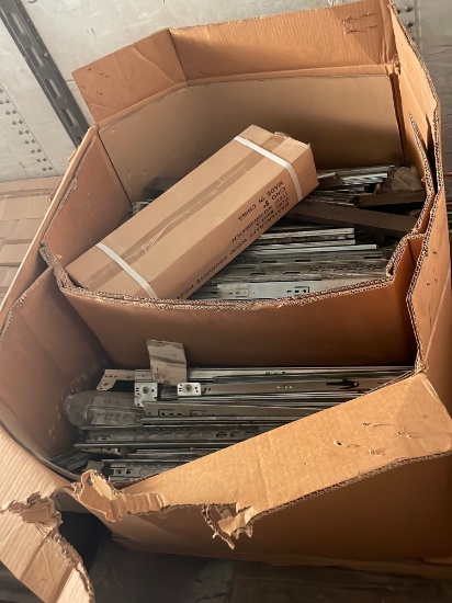 Drawer Glides Assorted Sized, Unknown Quantity Package Size 33”x33”x33”
