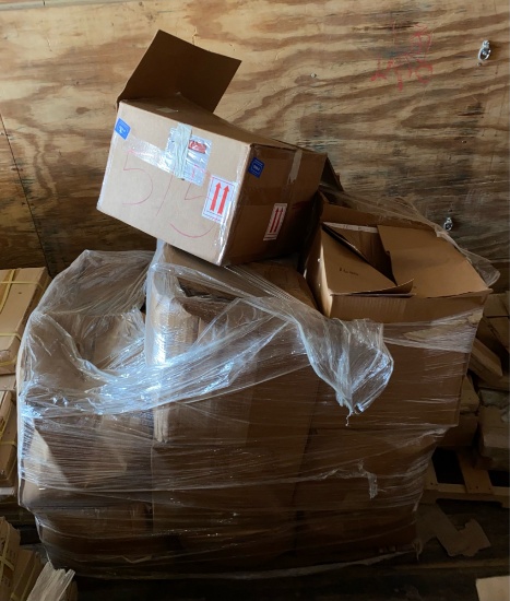 Cabinet Back Brackets and Sockets Left Side, 16 Boxes, Package Size 45”x45”