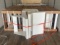 PICK UP LOCATION MARSHALL, TX: Removable Cabinet Imserts, White, Assorted Sizes - As Is, Some Damage