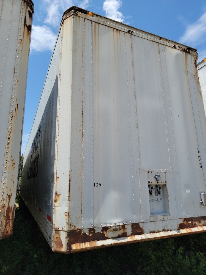 PICK UP LOCATION DUNCANVILLE, TX: 1979 Strick 48' Van Trailer Serial 240620 - SOLD WITH BILL OF SALE