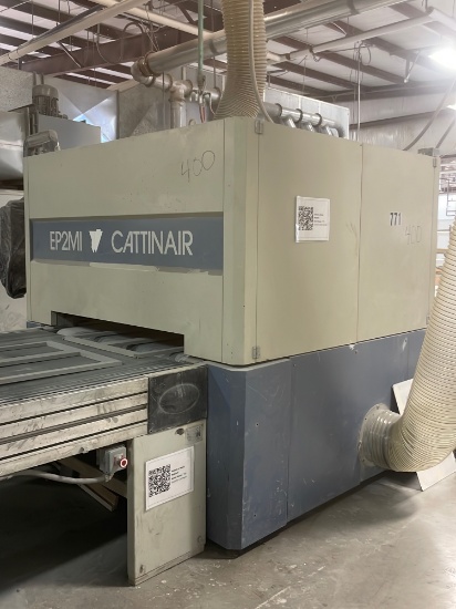 PICK UP LOCATION MARSHALL, TX: 2003 Cattinair Sander/Sealer, Operational
