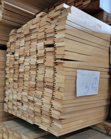 PICK UP LOCATION DUNCANVILLE, TX: Maple Cabinet Rails 3/4" x 3-1/4" x 96" 2130 Linear Feet
