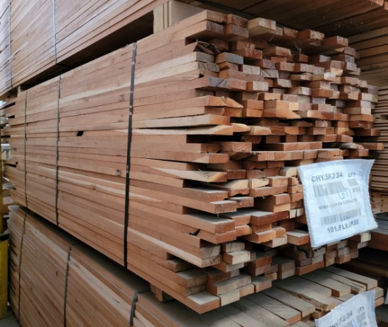 PICK UP LOCATION DUNCANVILLE, TX: Cherry Boards Strip Stock 1”x2.75”x96” Approximately 330