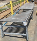 PICK UP LOCATION MARSHALL, TX: Gray roller conveyor 16’x3’