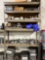 Shelf with contents of Custom made tooling 84x48x19