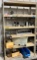 Metal shelving unit with contents as shown in pictures 48x18x84