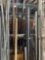Rack 64x70x24 with contents as shown in pictures Conduit and steel, PVC, scrap