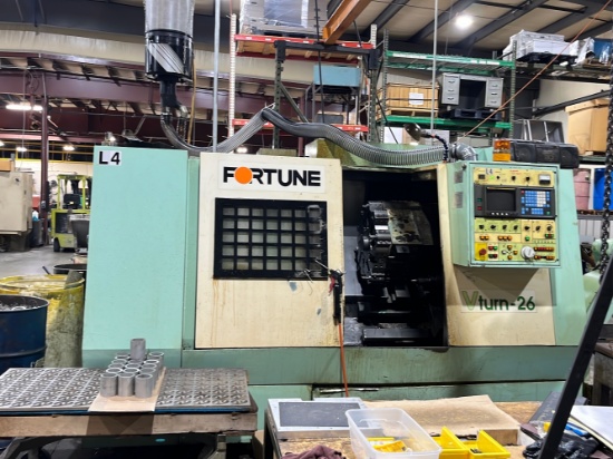 Fortune VTurn -26 CNC lathe serial number uc-1772 - A $1250 Rigging fee will be added to the winning