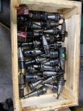 25 BT40 Tool Holders and 5 Tapping Collets