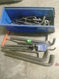 Allen wrenches and hex key assortment