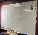 Magnetic whiteboard with 48x72 with accessories and card stock