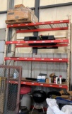 Pallet Racking, (2) End Standards (30” wide X 14’ tall), (8) 8’ Cross Bars, No Contents