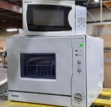 Danby Dorm Dishwasher (22.5 X 17 X 19) & Magic Chef Microwave Oven