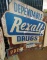 Rexall drugs 1959 single sided sign 48x60