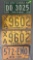 Four - Metal License Plates '48, '70
