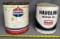 Havoline and Standard oil cans,  7x8