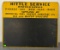 Painted Fiber Board Hittle Service Chalkboard 22x18