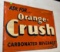 Metal Embossed Orange Crush Sign 27.75x19.5