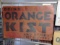 Embossed Metal Orange Kist Sign 41.5