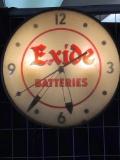 Exide Batteries Pam style clock 14