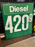 Diesel changeable price sign double sided  40c45