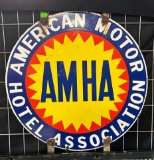 AMHA double sided porcelain sign 20