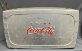 Coca Cola aluminum cooler 23x13x13.5