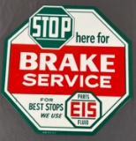 Metal Brake Service Sign 15x15