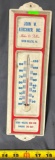 Adv thermometer, John Kerchner, metal 4x13