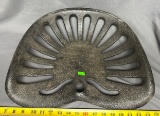 Cast iron implement seat