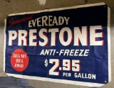 Prestone anti freeze banner 59x37 and STP racing cap
